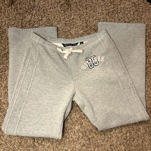 Tommy Hilfiger Wide‑Leg Sweatpants Gray Small